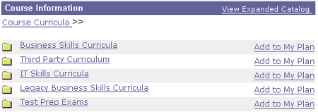 online course information